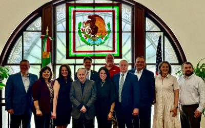 The Consulado General de México en San Antonio and San Antonio – Mexico Friendship Council (SAMFCO) were honored to host a luncheon for various company executives to learn about The Consulate’s work and SAMFCO’s initiatives, and the community impact through their long-standing collaboration.